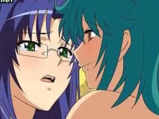 Anime lesbians enjoying dildos