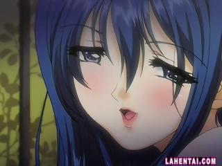 Blue-haired hentai skank gets some yummy anal sex from her beau