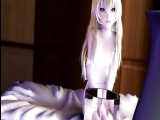 3D hentai maid oralsex shemale anime cock
