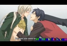 Hentai gay tit licking and cock sucking act