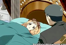Man wakes babe up for killer hot anime porno