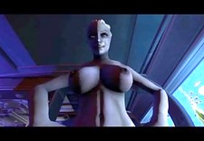 Liara fucks Shepard (Mass Effect)
