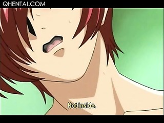 Hentai redhead siren taking huge cock in wet cunt and mouth