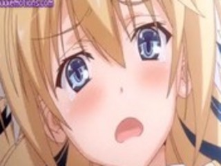 Blonde anime babe getting huge tits fucked