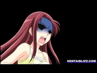 Busty hentai threesome hot fucking and cumshoting