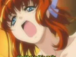 Redhead anime gets drilled in doggy style
