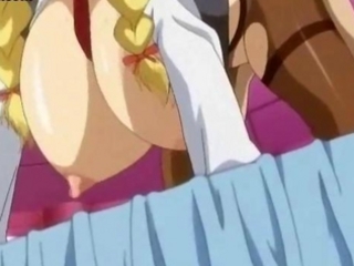 Anime with massive boobs gets anal
