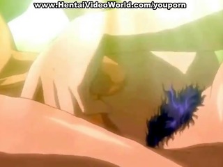 Hentai porn with awesome tit-fuck